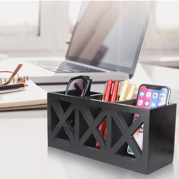 Wooden Silverware Holder - Picture 2 of 7